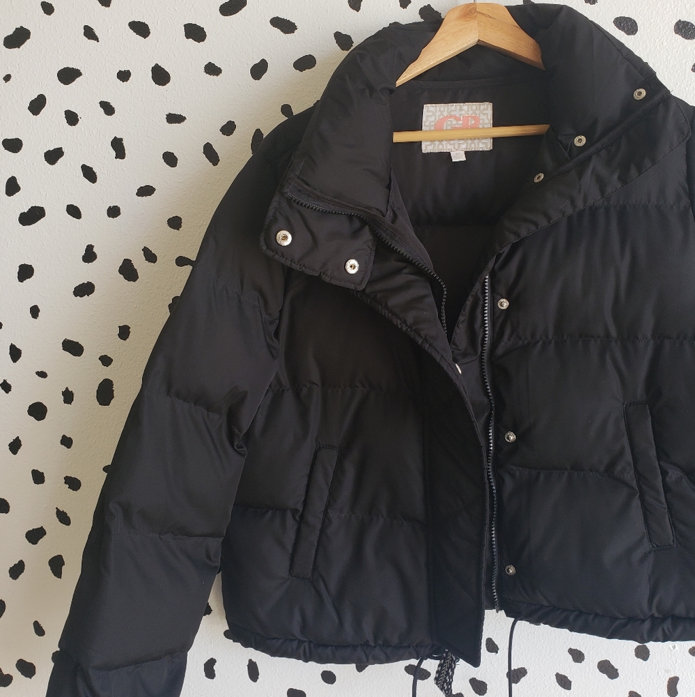 GB Black Puffer Jacket - Picture 3 of 12
